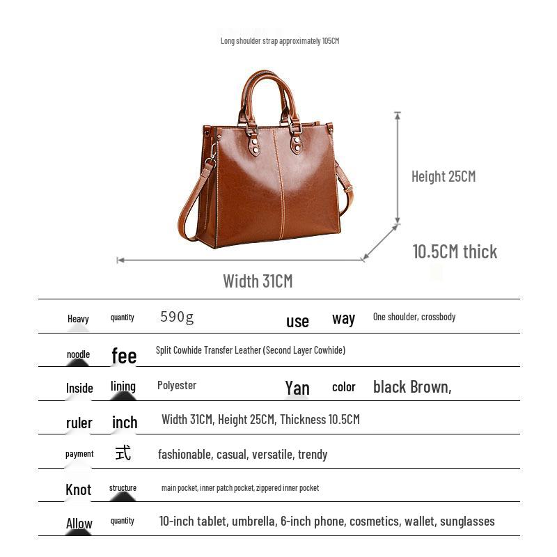 Spring 2025 Women's Leather Crossbody Shoulder Bag - Genuine Cowhide Casual Handbag for Ladies