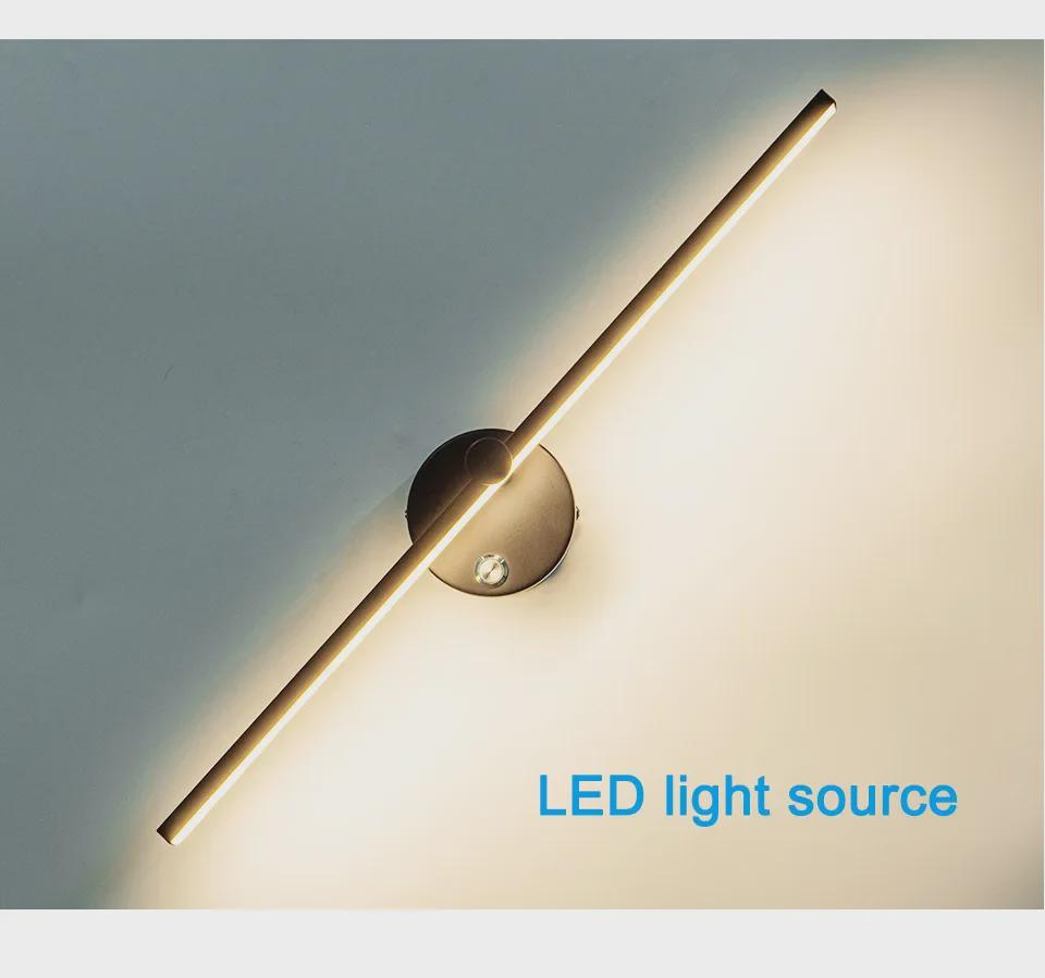Modern Minimalist LED Wall Lamp for Bedrooms & Living Rooms