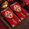 2pcs Chinese New Year Red Envelope Tassel Lucky Money Pockets Money Envelope  Wedding Birthday
