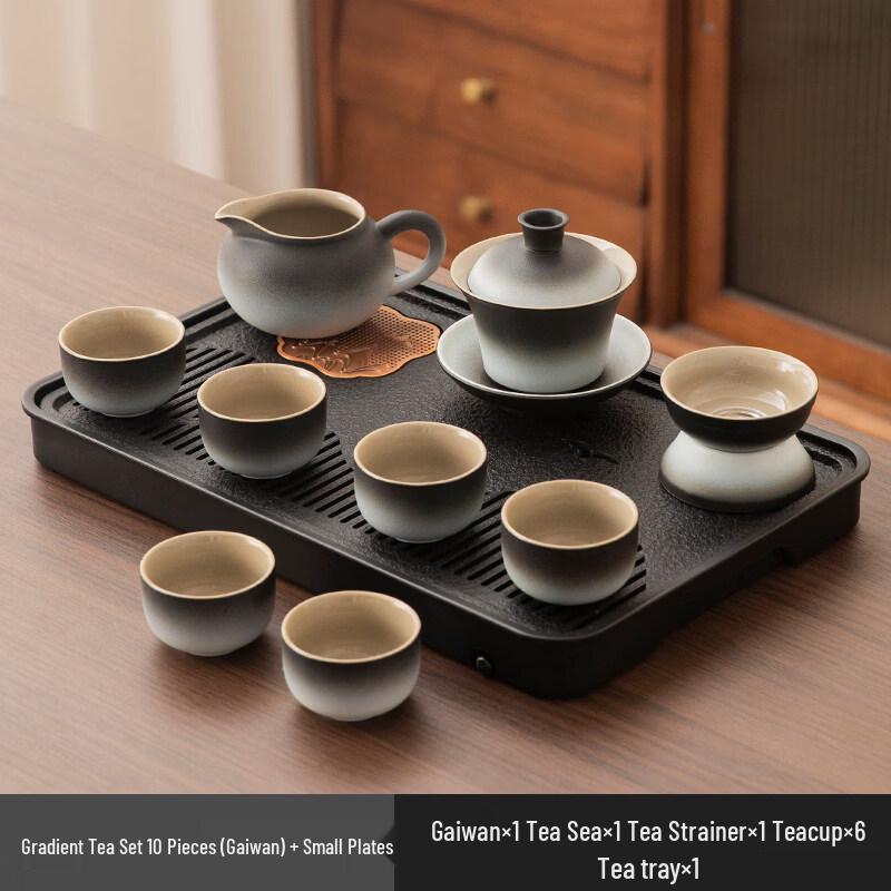 Coarse Pottery Kung Fu Tea Set