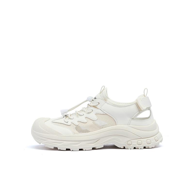 Strictly selected Augustine sports sandals women's summer 2025 new mesh traceability little white dad shoes hollow hiking shoes