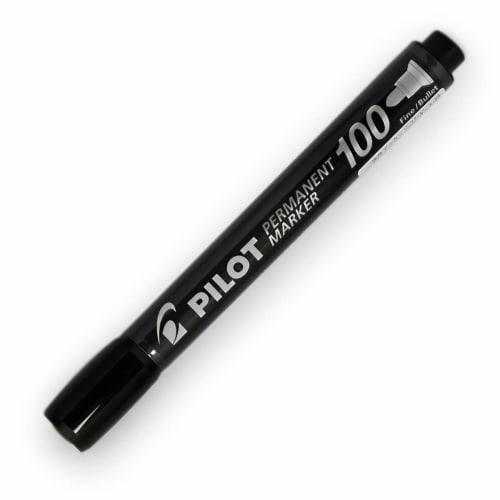 Pilot Permanent Marker Medium Point Round Lead Permanent Marker Black PMPM10FB