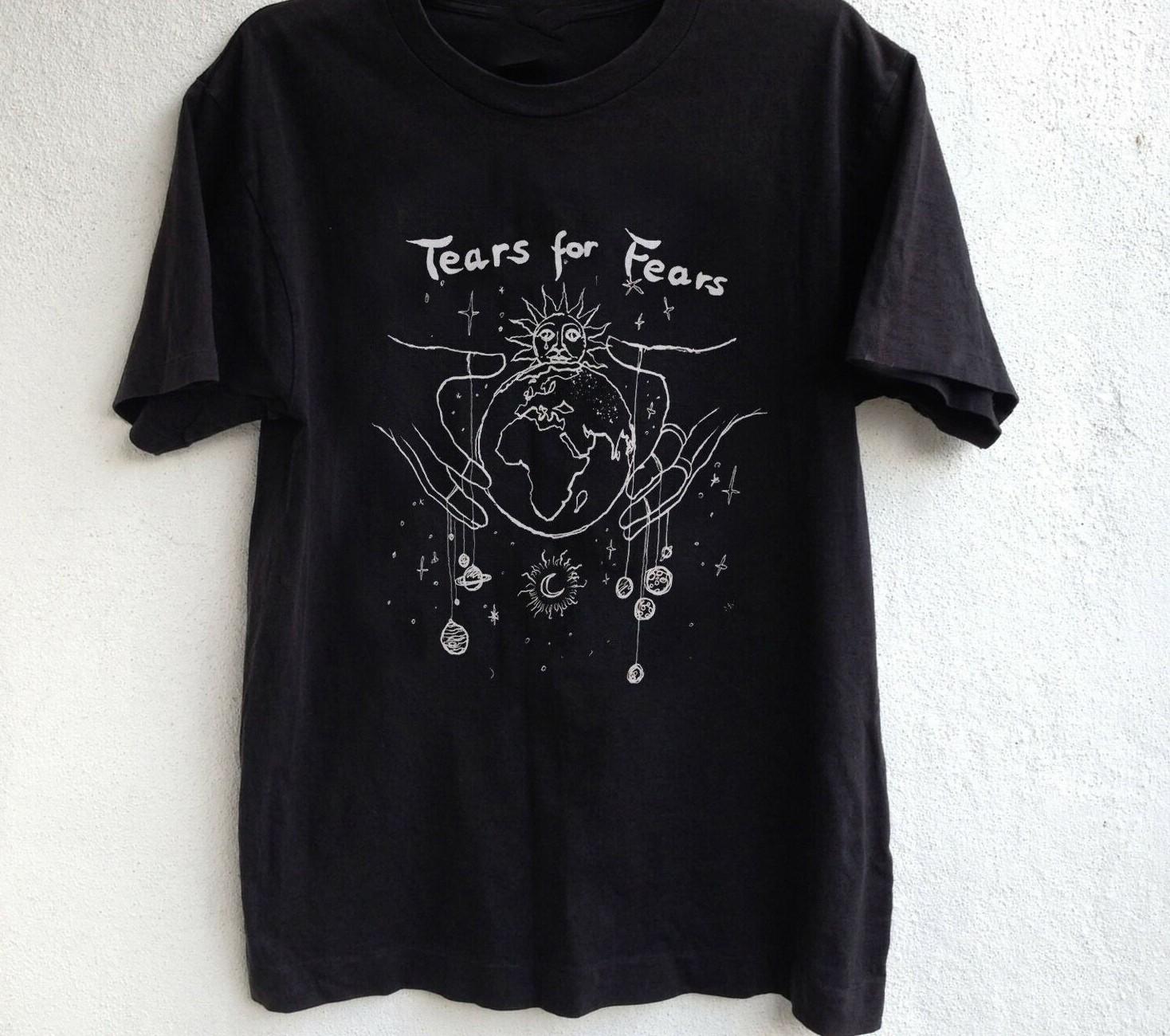 New Tears for Fears Rule The World Tour 2019 Black Men S-234XL T-Shirt BT819 S