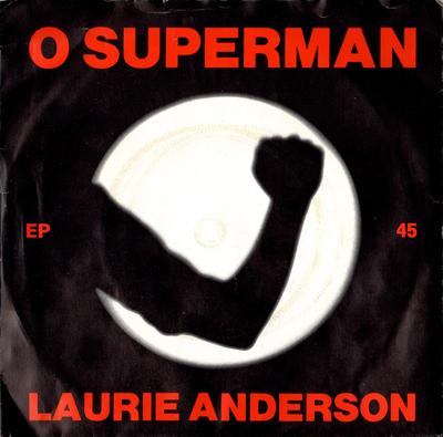 7inch Record LAURIE ANDERSON  O Superman K17870 Warner Bros. Re 1981 UK Dance  Electronica Used