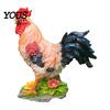 Farmhouse Garden Decoration Chicken Figurine, Lifelike Resin Hen Rooster Statue, Standing Crack-resistant Outdoor Statue Farm Animal Sculpture