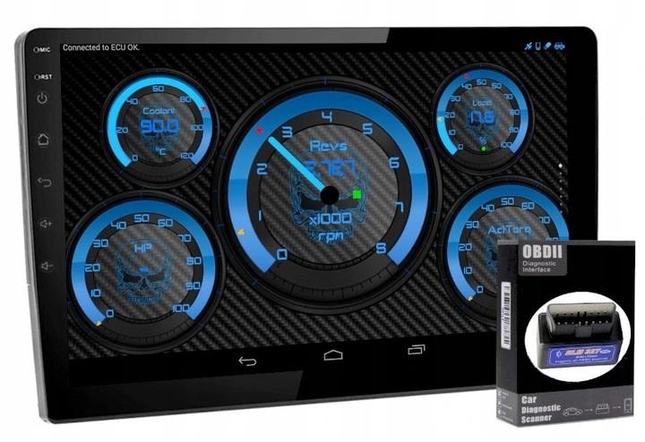 Radio Nawigacja Gps 1 Din 10Cali Android 10 Usb Bt Wifi Carplay Usb 2/64Gb