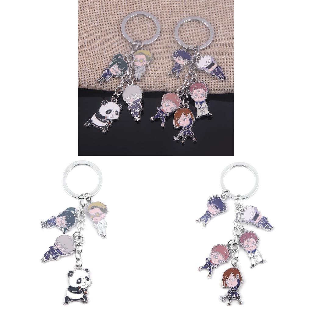 Jujutsu Kaisen Keychain With Cartoon Characters For Gift And Travel Souvenirs