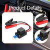 Car Jumper Cable, Intelligent Emergency Cables Clamp Battery Clip, Double Booster