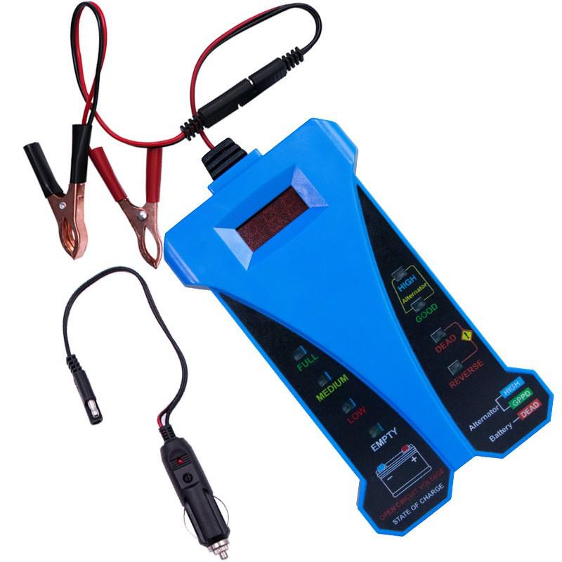 Electric Vehicle Battery Capacity Tester 12V-24V Discharge Meter