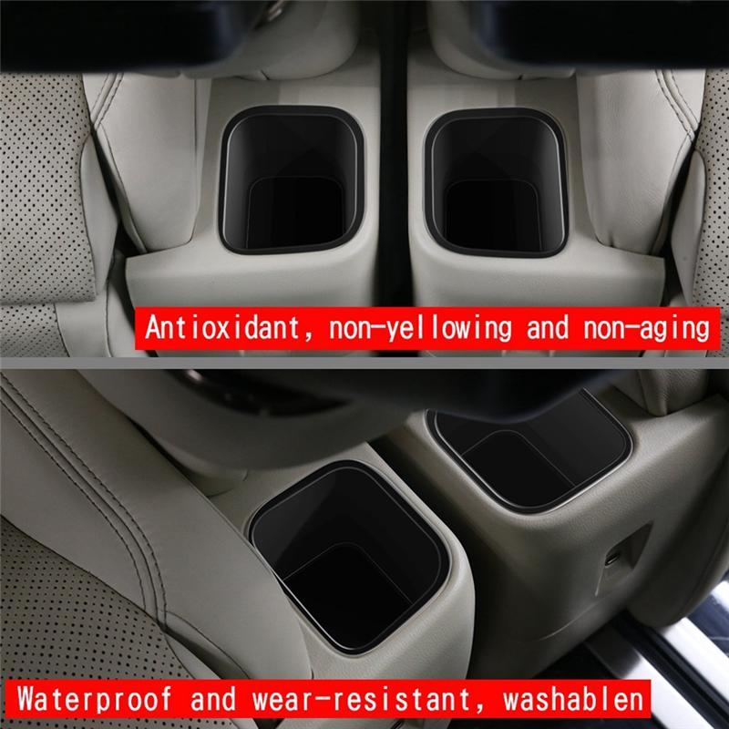 For Toyota Alphard/Vellfire 40 Series 2025+ Car Middle Row Seat Cup Holder Storage Box Silica Car Interior Spare Parts Parts-A99