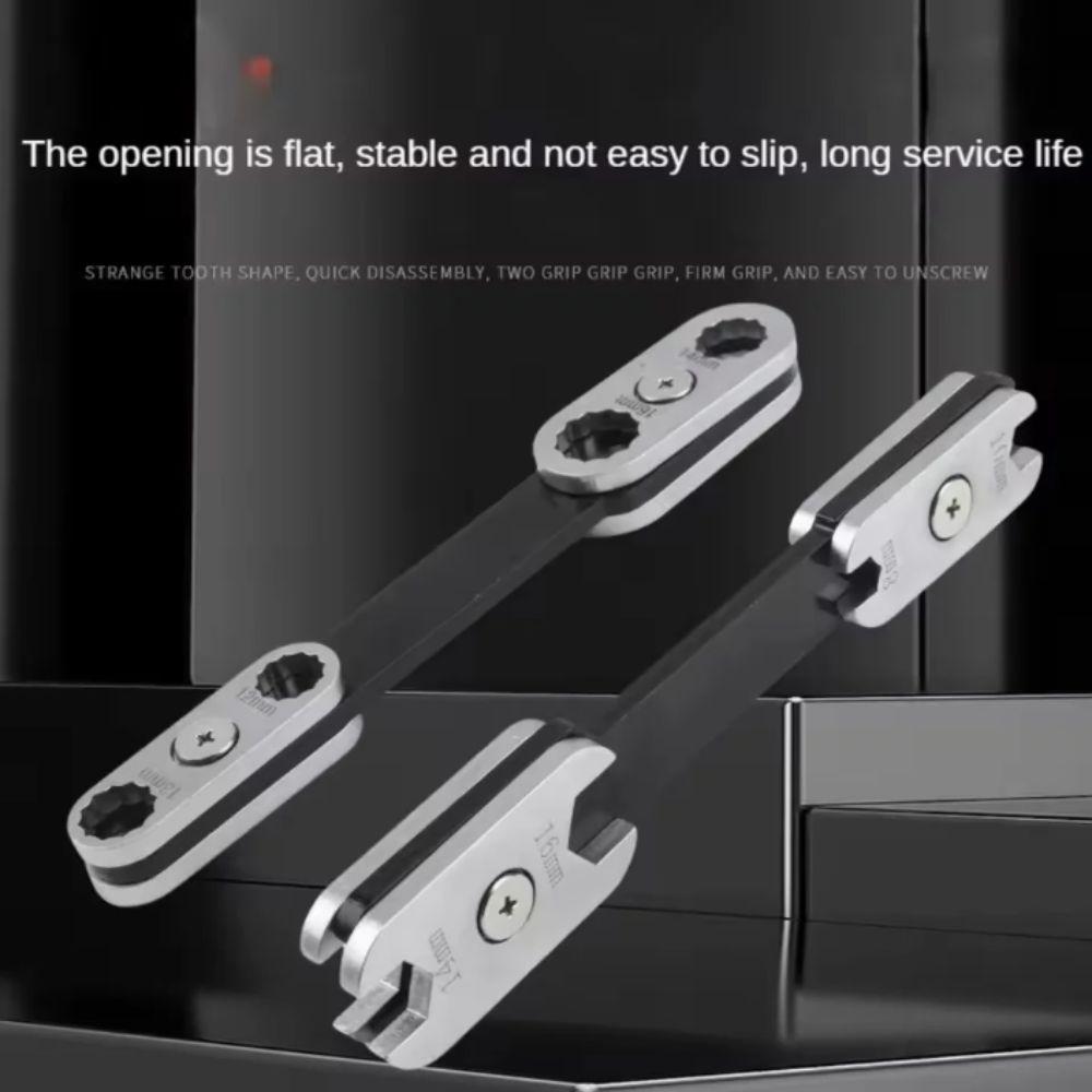 Dual End Open Plum Wrench 8-in-1 Multi-Size Automotive Repair Wrench  Plumbing Repair