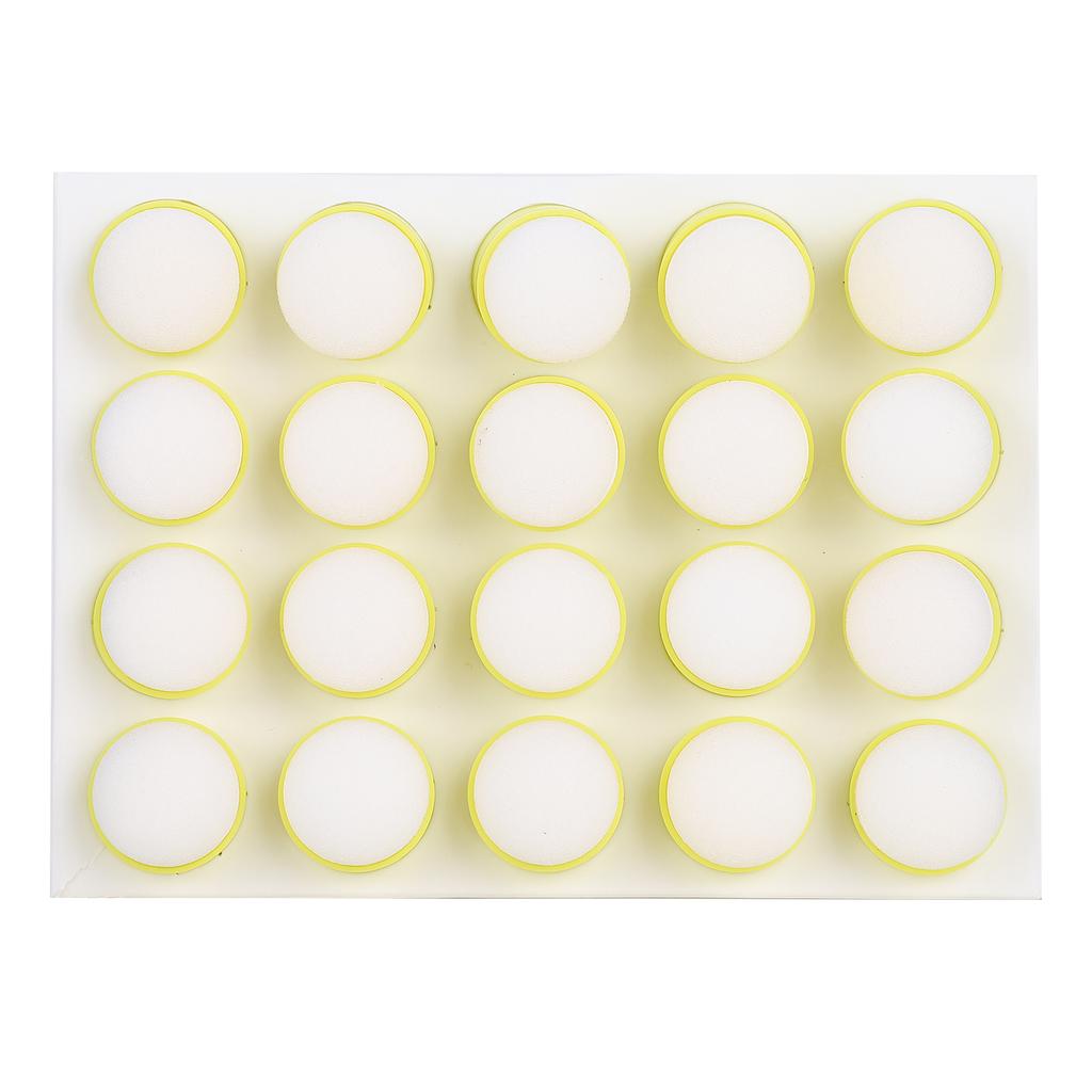 20Pcs Finger Sponge Daubers Yellow Children DIY Painting Ink Pad Stamping Tools Boxed
