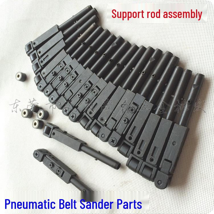 Pneumatic Belt Sander Parts: 10x330 & 20x520, Front Guide Wheel & Shaft Rod