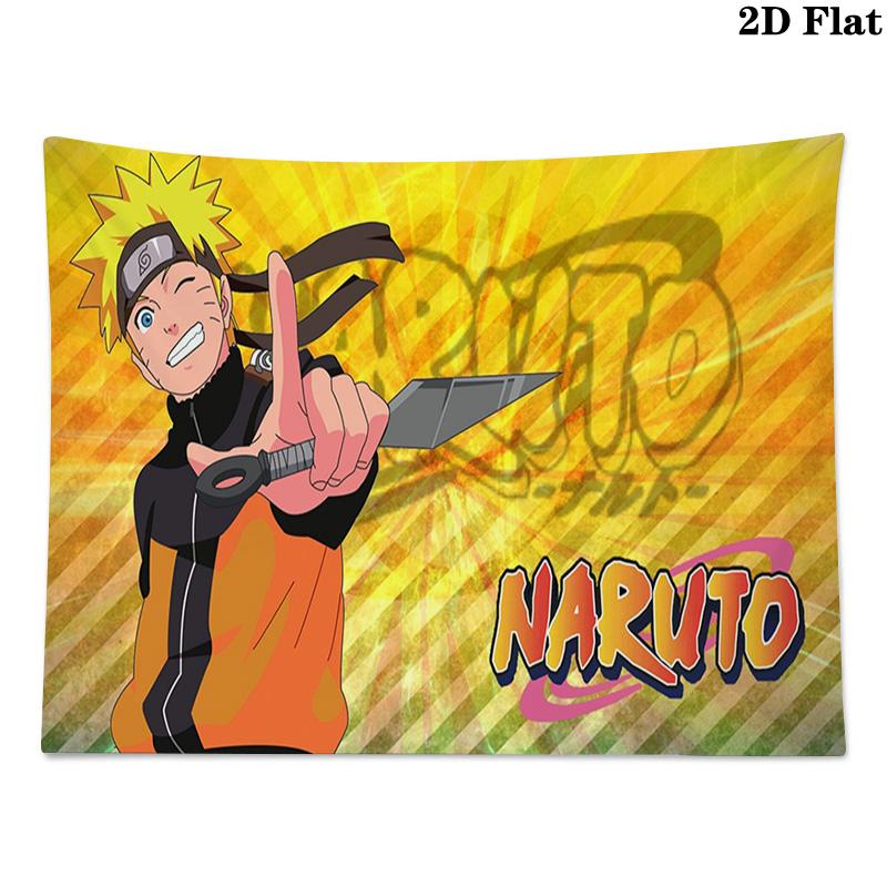 N-NARUTO Wall Tapestry Aesthetic Wall Hanging Printed Fabric Blanket Decorative Tapestries for Bedroom Living Room Home Decor