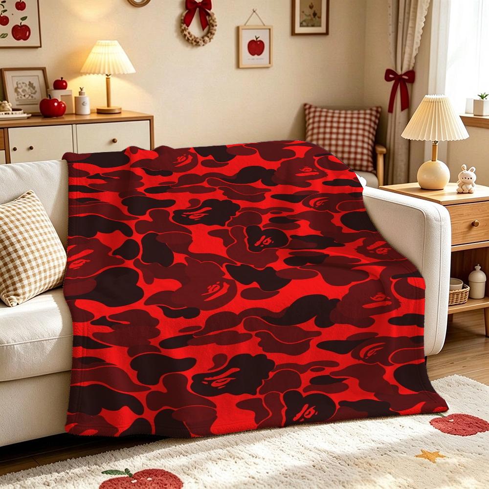 Streetwear Pop Art Collage Blanket Blanket Suitable For All Seasons Nap Blanket Machine Washable Digital Printing