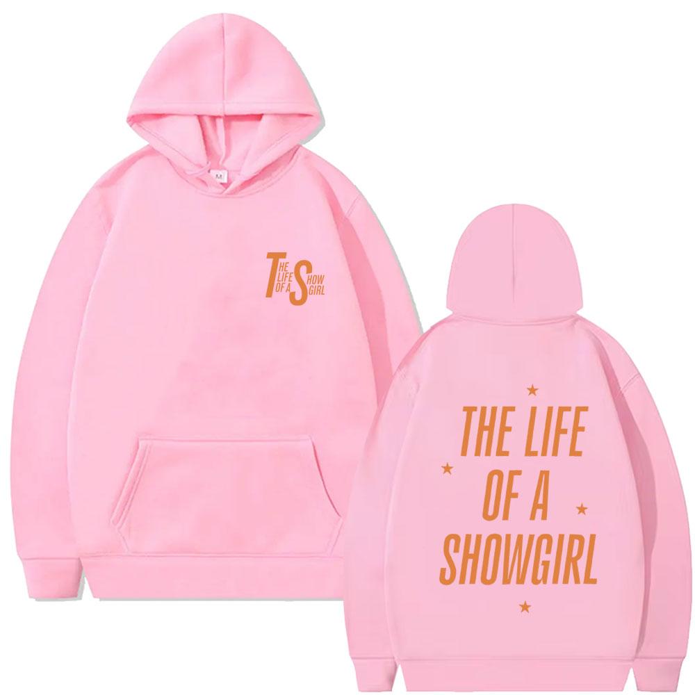 The Life of A Showgirl Album Merch Hoodie Men Women Fashion Oversized Pullover Unisex Vintage Casual Fleece Sweatshirt