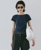 Baillie Slim Boat Neck T-Shirt (Navy)