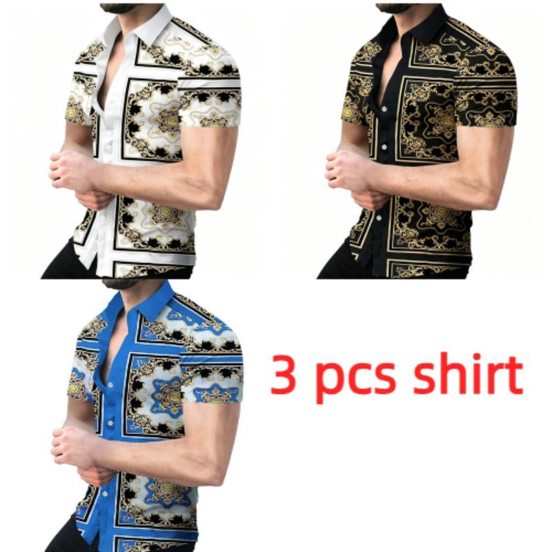 Street Fashion Pattern Printing Shirt Summer Hawaiian Beach Vacation Clothing Men's Street Style Shirt Daily Men's and Women's Shirt