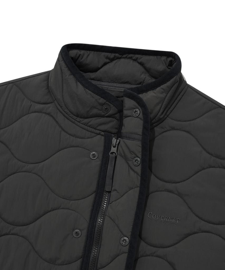 Covert Quilted M51 Jacket Charcoal