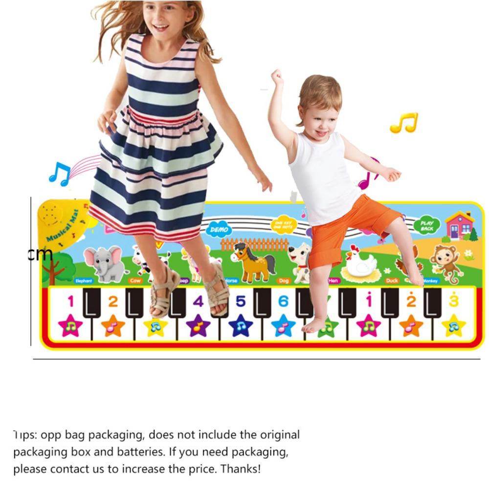 Early Education Floor Keyboard Dance Mat Multifunctional Electronic Musical Toys  Girls/Boys