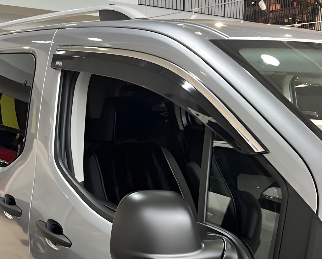 

Ветровики с хромом (2 шт, Niken) для Opel Combo 2019- гг