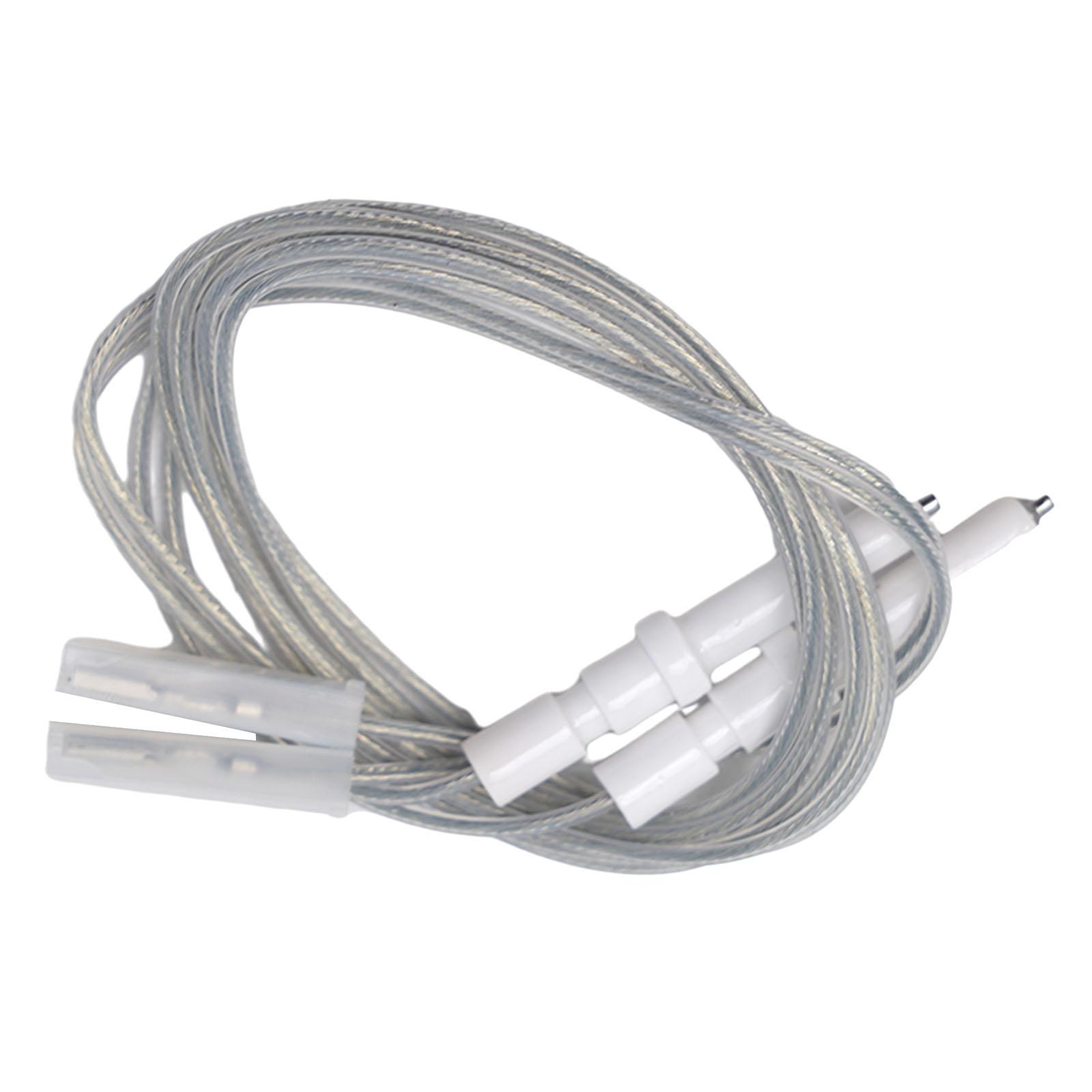 

2 шт. 35/40/45 мм Газовая варочная панель Запасной электрод поджига Свеча зажигания Провод 900 мм Искровой керамический пин для большинства марок газовых плит 45mm