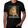 Cheems Doge Ugly Christmas Sweater Tshirt Running Perforunisexce Short Sleeve Tee