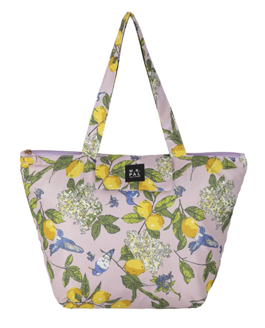 Friends Hill Zippered Tote Citrus Purple W.R.PAL Bag, Bird, ZS-158-209 фиолетовый