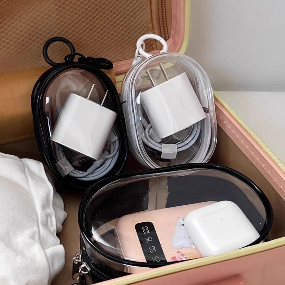 With Keychain Phone Charger Bag Storage Digital Storage Bag Data Cable Storage Bag Data Cable