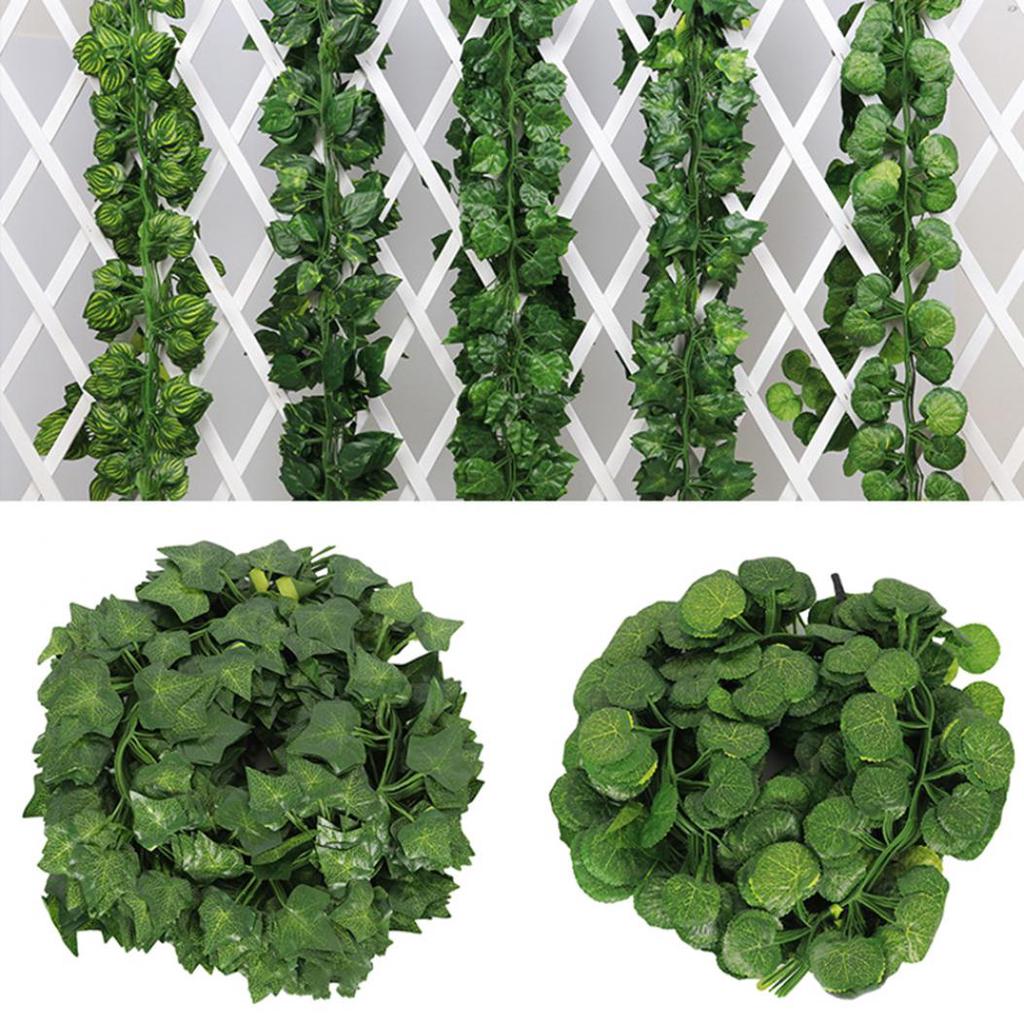 Artificial Vine 2M Artificial Vine Leaves Vine Outdoor Wall Hanging