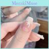 Lovely Star Pattern Handmade Short Style Wearable Nail Stickers Xs S M L