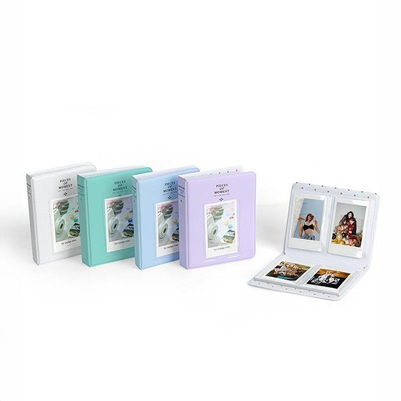 64 Pockets Fujifilm Instax Mini Album – Picture Case For Wedding, Instant Card Storage, Keepsake Gift