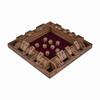 Engelhart - 300406 - Jeu Shut The Box en bois avec feutrine - Coffret 4 joueurs - 8 dés inclus