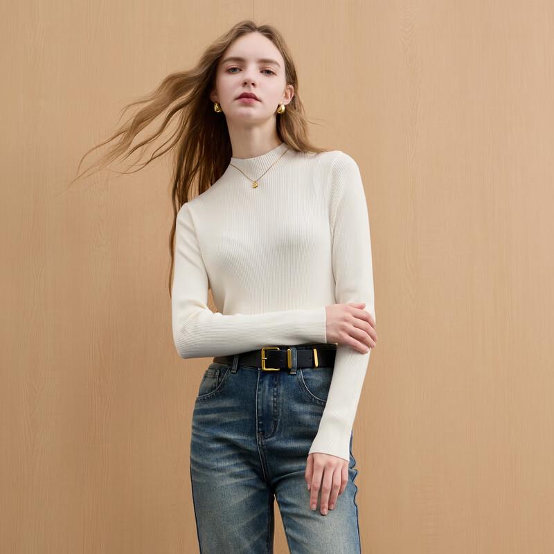 

Sancai 2025 Зимний женский трикотажный базовый слой с облегающим кроем и воротником-стойкой