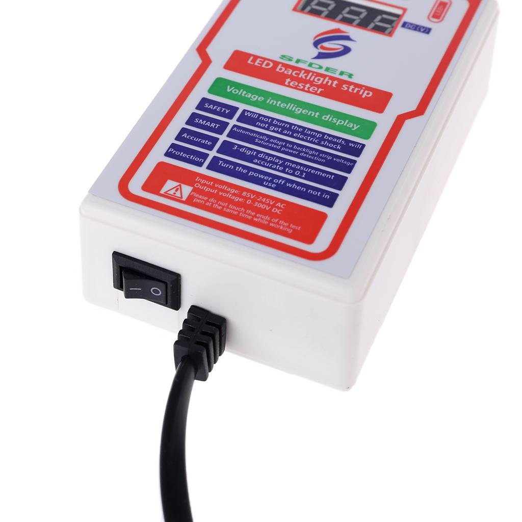 LED Lamp and TV Backlight Tester Multipurpose LED Strips Beads Test Tool Measurement Instruments Tester 0-300V Output