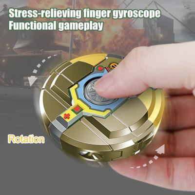 Transforming Robot Fidget Spinner, 2-in-1 Deformable Gyroscope Toy for Stress Relief