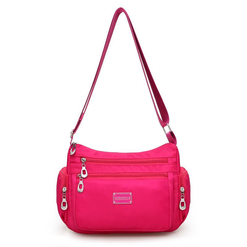 Yogodlns Women Fashion Waterproof Single Shoulder Bag Waterproof Nylon Shoulder Messenger Casual Travel Bags