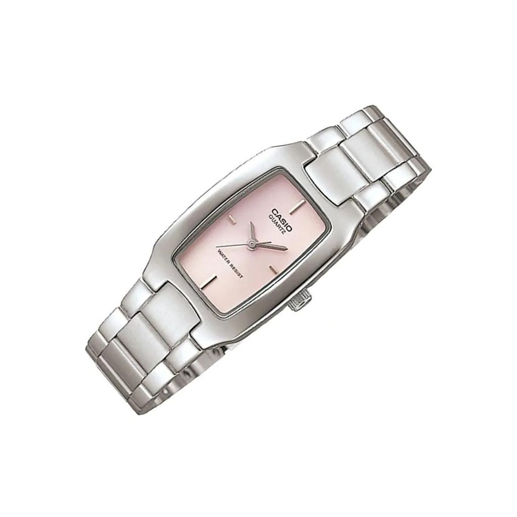 Casio Standard Series Fashion Business Retro Versatile Quartz Movement Stainless Steel Strap Women Watches Pink LTP-1165A-4C
