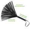 Sexy Bondage Flogger Flirting Leather Whip Slap Spanking Exotic Accessories with Tassel