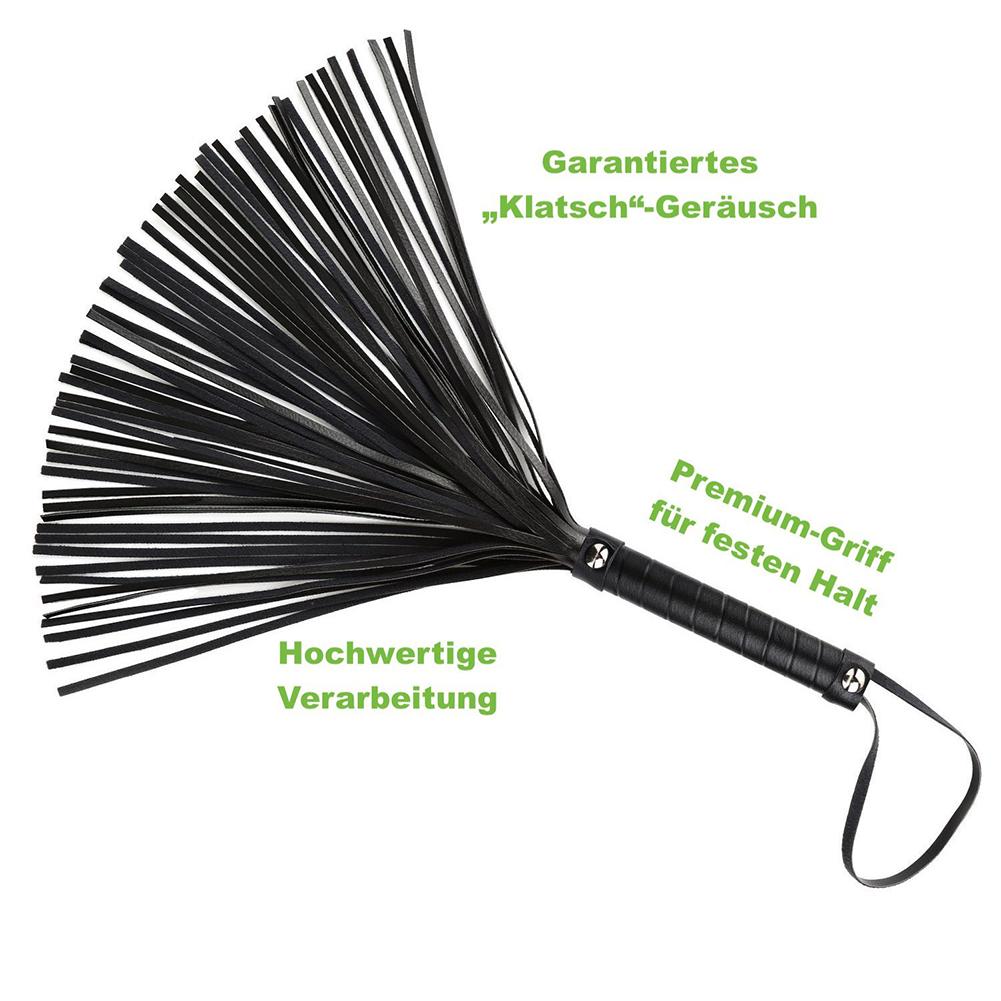 Sexy Bondage Flogger Flirting Leather Whip Slap Spanking Exotic Accessories with Tassel