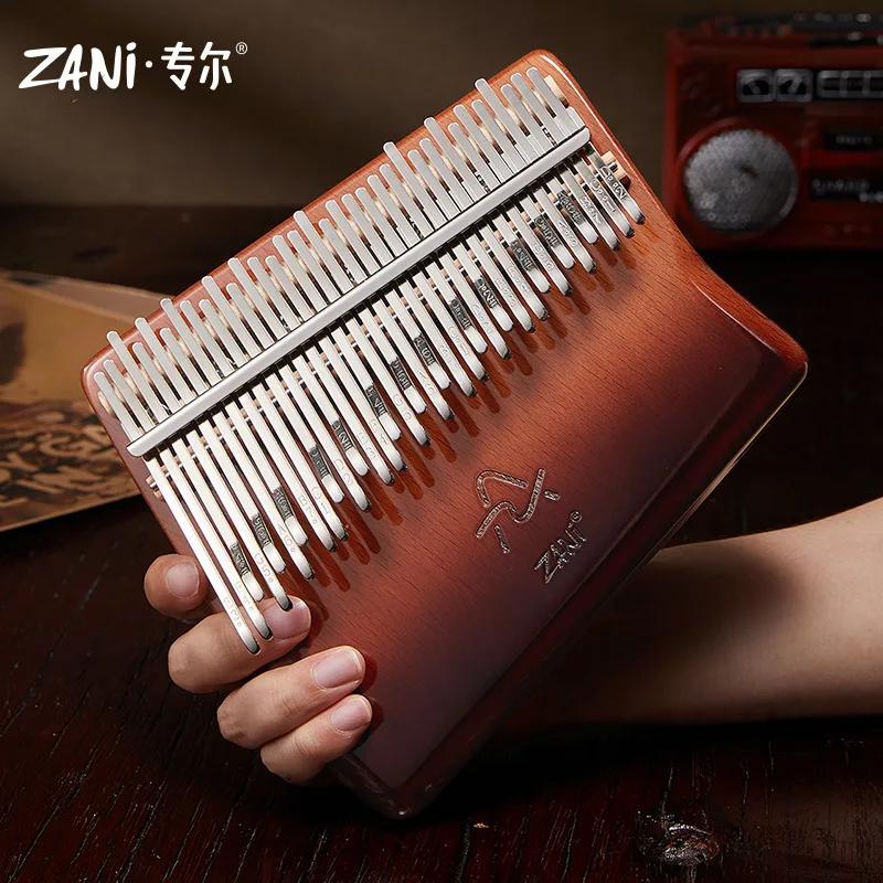 Wooden Thumb Piano 34-tone Yoga Meditation Kalimba Sound Therapy Beginner Exercise Creative Holiday Gift Healing Musical Keyboard Instruments