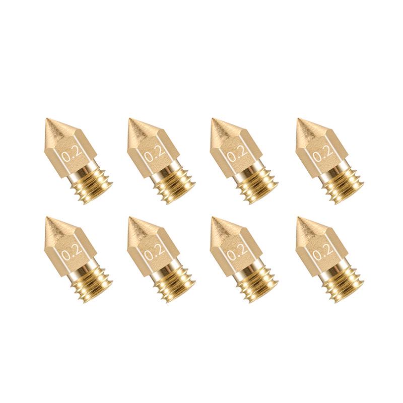 Brass MK8 Pointed Tip Nozzle for 3D Printer Engraving