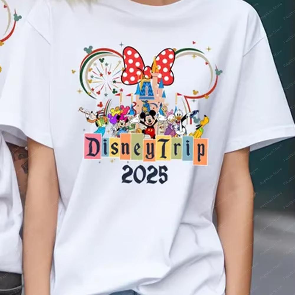 Korte Mouw Mickey Vrienden Minnie Donald Duck Daisy High Fly Pluto Print Ronde Hals Zomer Unisex Casual T-shirt Top