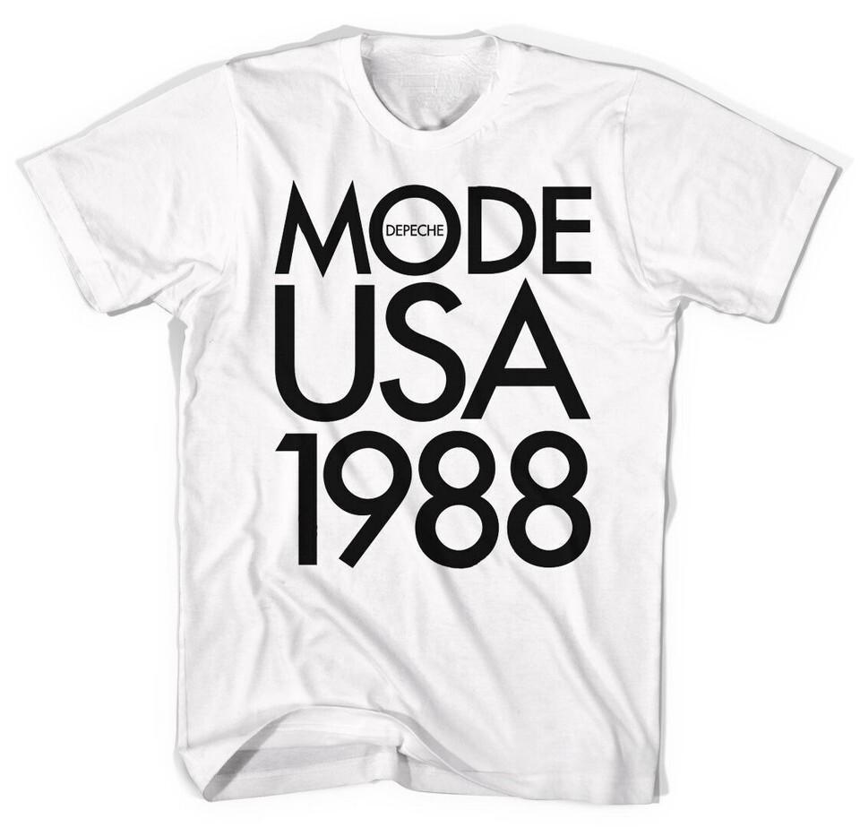 

Depeche Mode 1988 USA Tour Heavy Cotton White All Size Unisex Shirt AA1880 Unisex T-Shirt L