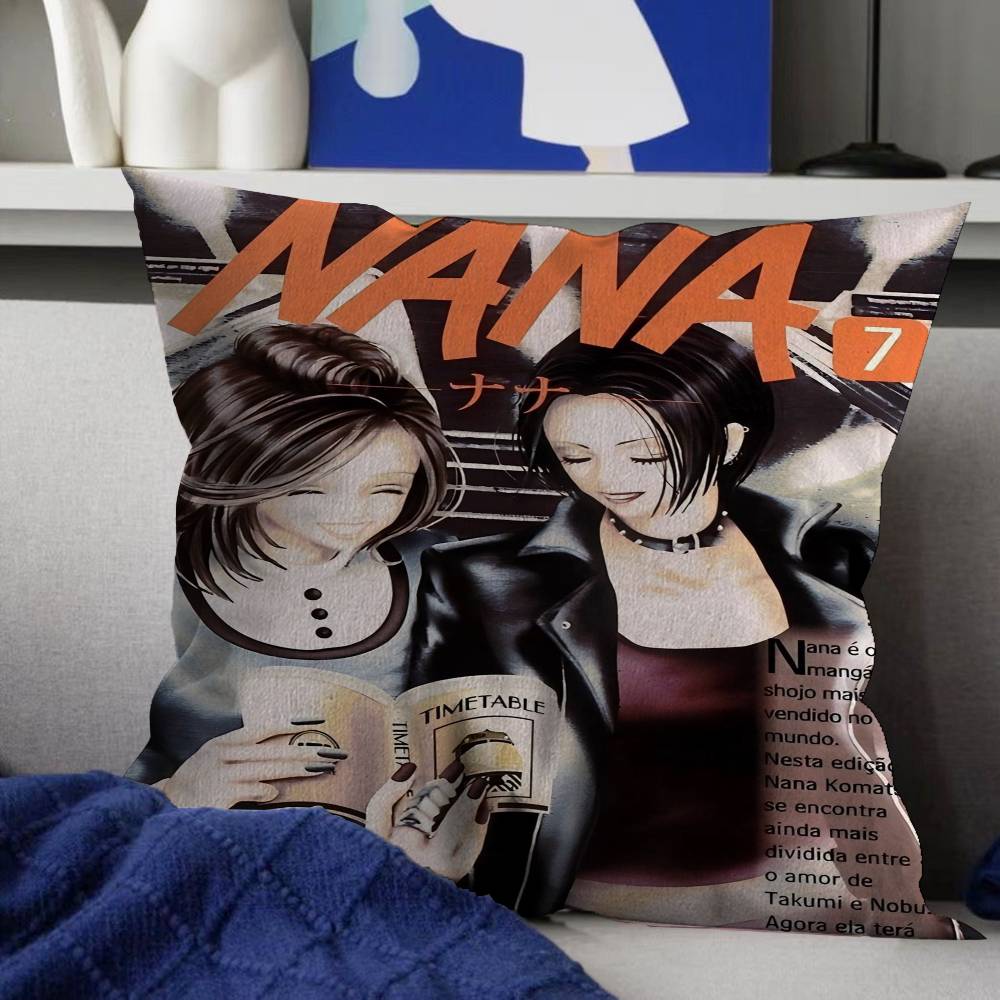 Anime NANA Pillow Anime Pillow Sofa Bed Head Pillow Cover Cushion Cover 45x45 cm Fashion