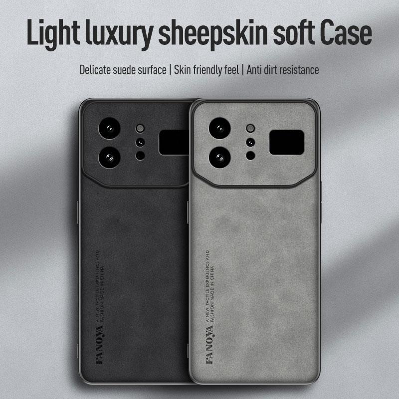 EUCAGR For Infinix Note 60 Ultra Luxury Sheepskin PU Leather Phone Case For Infinix Note 60Ultra Back Cover Silicone Shockproof