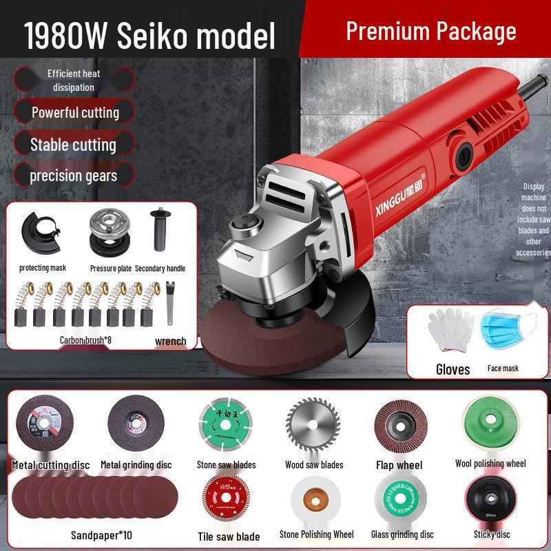 

Багатофункціональна електрична ручна шліфувальна та полірувальна машина - Кутова шліфувальна машина та відрізна машина