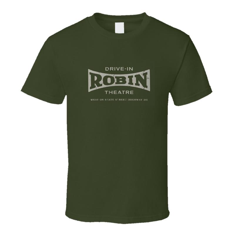 Robin Drive in Theatre Rockford T Shirt S