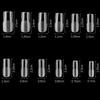 120 Pieces/box Extension False Nail Tips Acrylic Fake Finger UV Gel Polish Quick Building Mold Sculpted Full Cover Nail Tips Manicures Tool Set