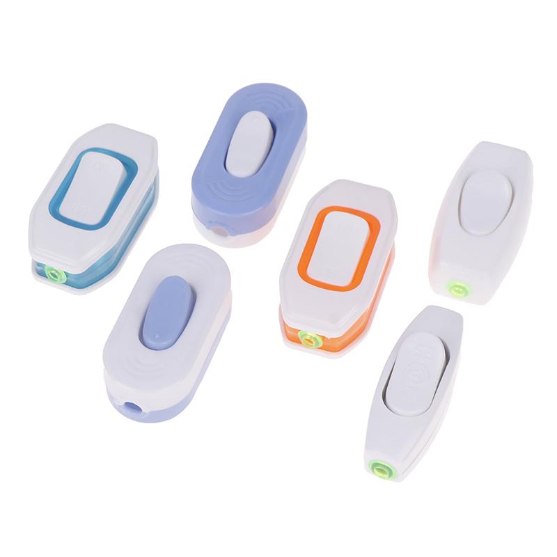 5Pcs Boat Shape Switch Home Light Wiring Switch Inline On/Off Table Lamp Switches Wires Cable Switches Electrical Accessories